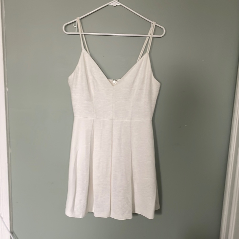 White cocktail dress
